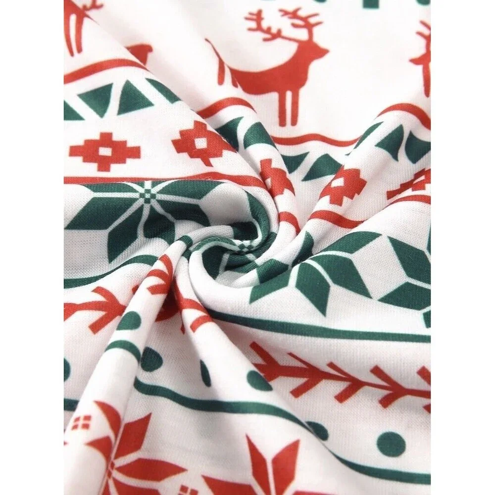 Los Angeles Boutique Christmas Snowflake Kids Pjs Pajama Set 2 Piece Sleepwear 6